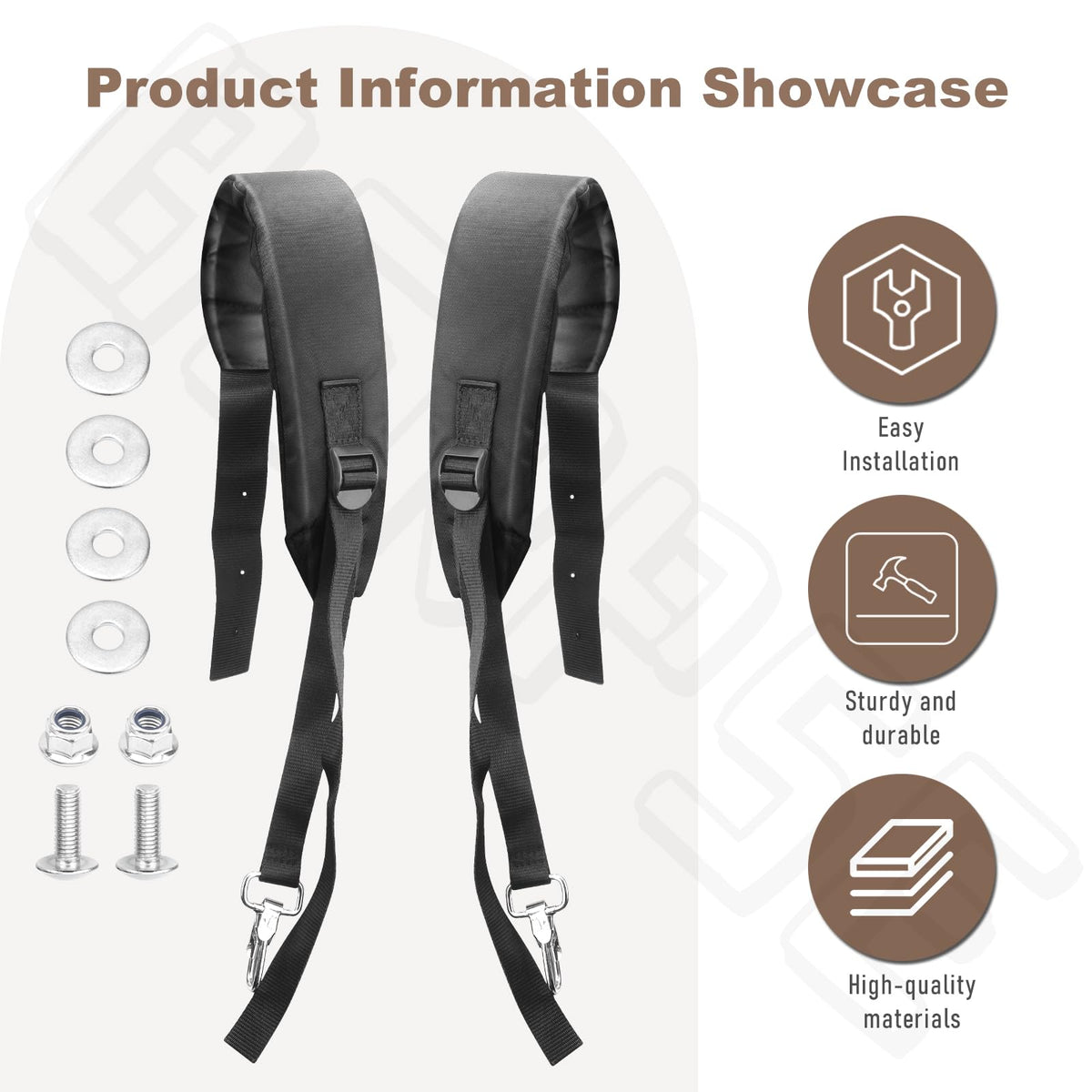 BERPSE durable backpack harness kit for easy replacement