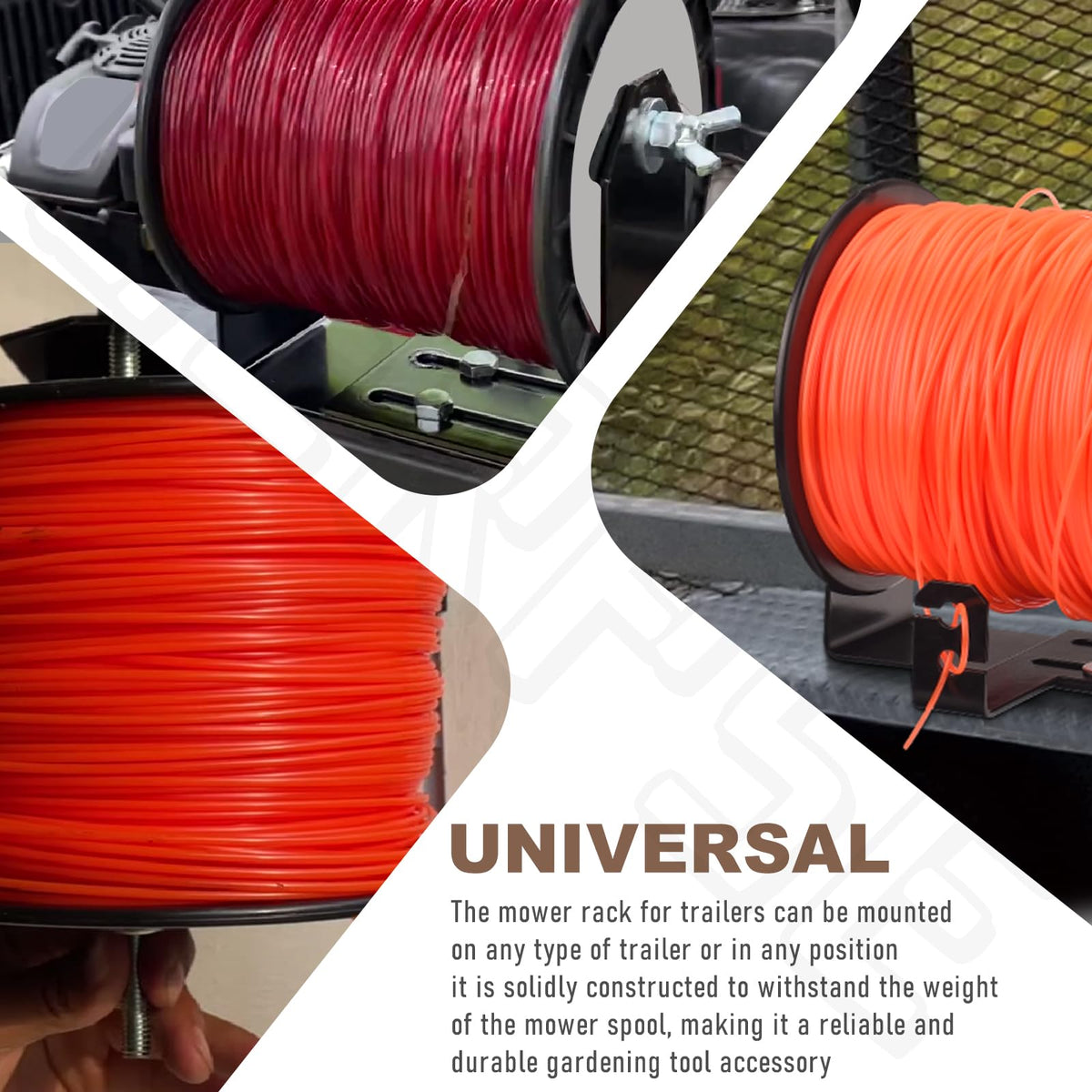 BERPSE durable organization solution keeps cables handy for lawn care.
