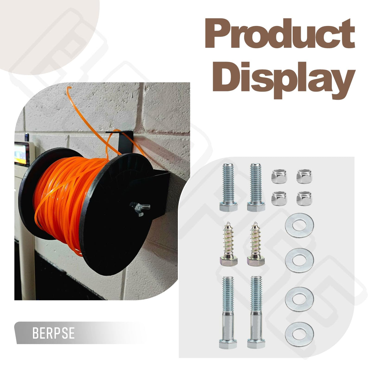 BERPSE rack with rust-resistant powder-coat finish resists bending and corrosion.