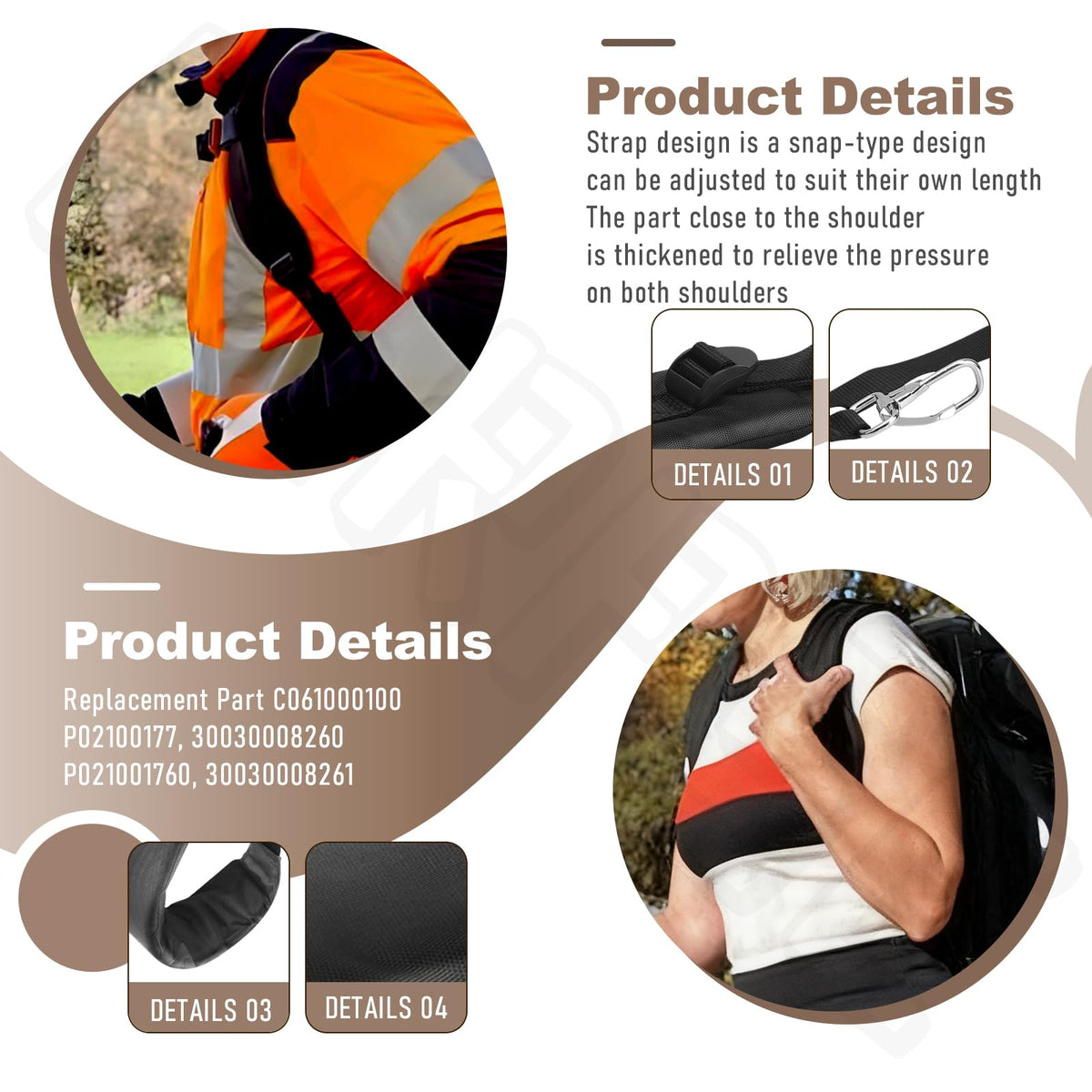 BERPSE shoulder pads relieve pressure for extended sessions