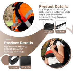 BERPSE shoulder pads relieve pressure for extended sessions
