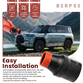 BERPSE silicone protective film shields your car from accidental contact.