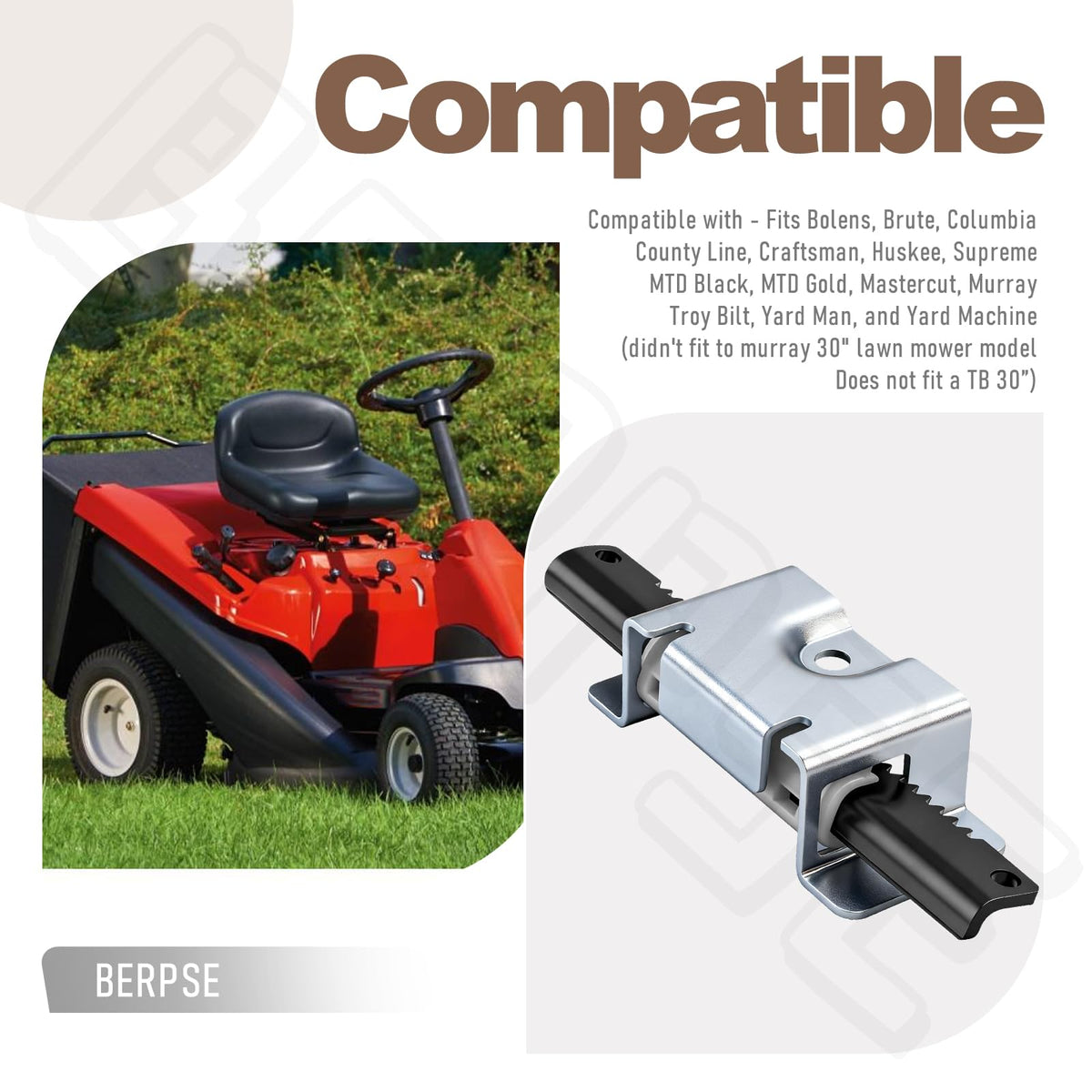 BERPSE pinion helps precise gear engagement for responsive steering in compatible models.