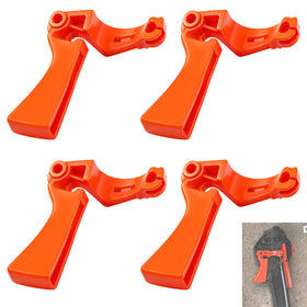 BERPSE throttle triggers 4-pack side view for Echo trimmers, durable replacement
