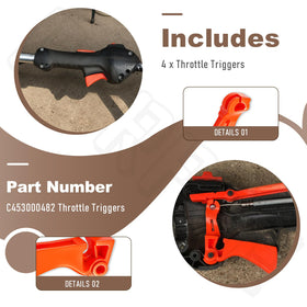 BERPSE throttle triggers easy-fit during repair, reduces downtime