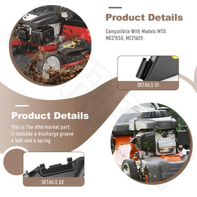 BERPSE Troy-Bilt TB-series side chute supports reliable operation across TB models