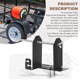BERPSE universal trailer mount fits on any trailer for versatile setup.