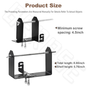 BERPSE line holder shows 3–5 lb spool capacity for efficient trailer storage.