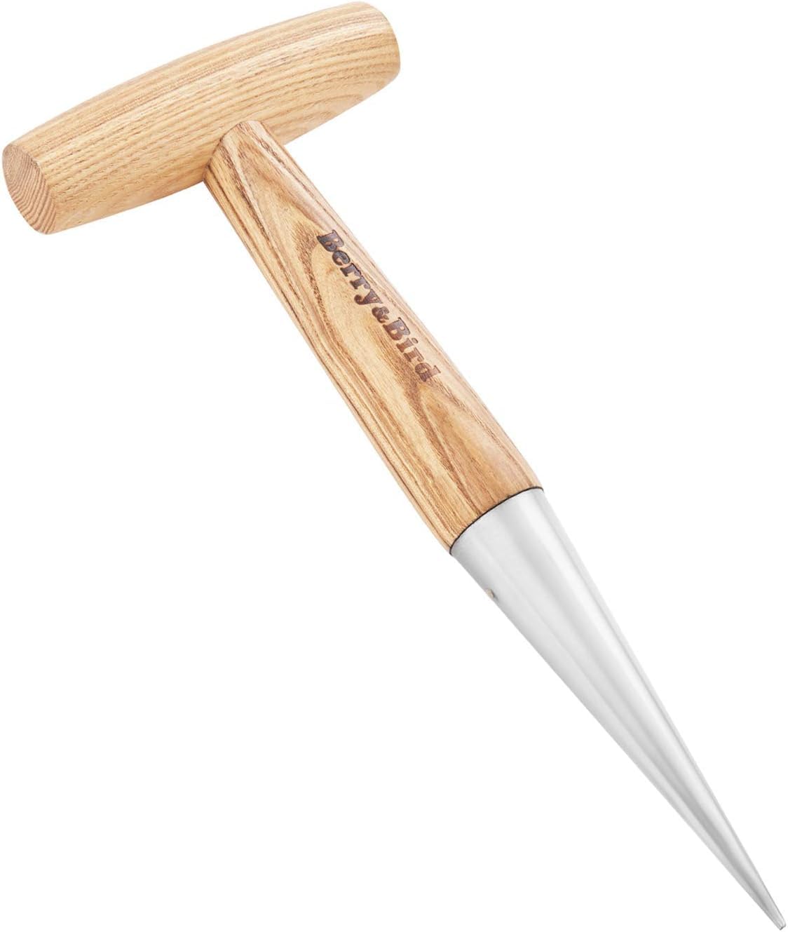 Berry&Bird hand dibber with stainless steel head for precise holes