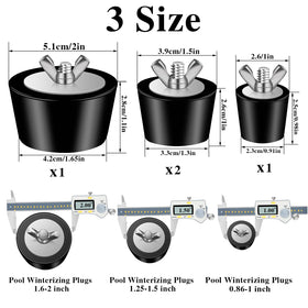 BESARME pool return plug 1.5 inch for reliable sealing in fixtures.