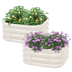 Besebay durable galvanized metal planter for rugged outdoor use