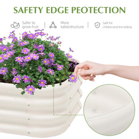Besebay four-cubic-feet soil capacity supports deeper-rooted plants