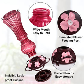 Beserie feeder with sturdy hanging hook for easy yard placement.