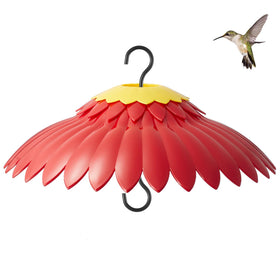 Beserie bird feeder rain cover 11-inch shield keeps nectar fresh and protected.