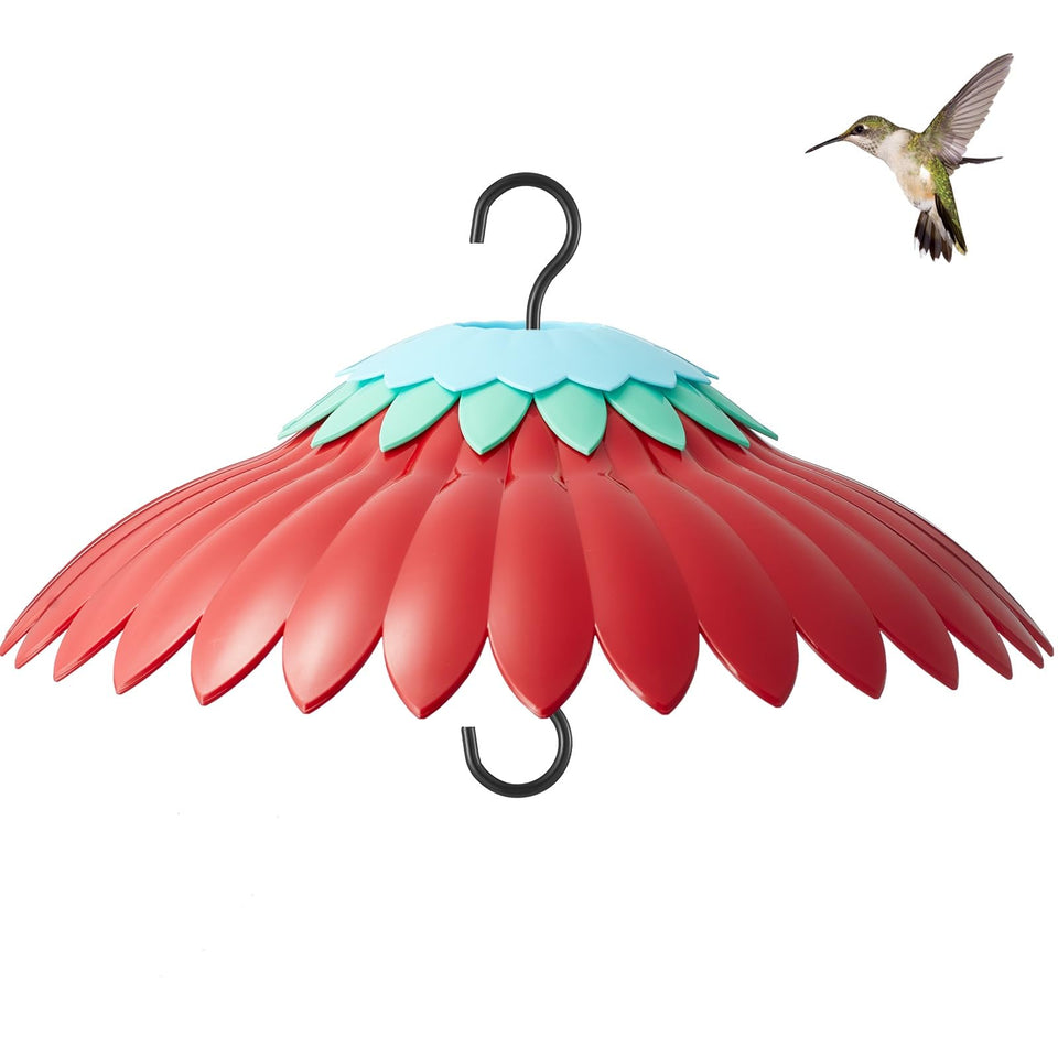 Beserie bird feeder umbrella dome shade protects nectar from sun and heat