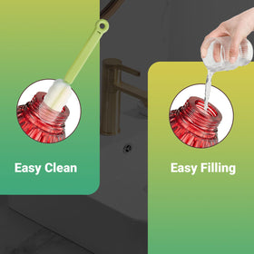Beserie wide-mouth 20 oz bottle for easy filling and cleaning.