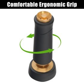 Besiter brass nozzle highlighting the 4-hole tip for strong, even water flow.