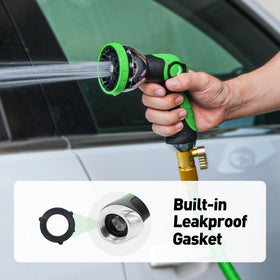 Besiter heavy-duty metal hose nozzle for durable outdoor work.
