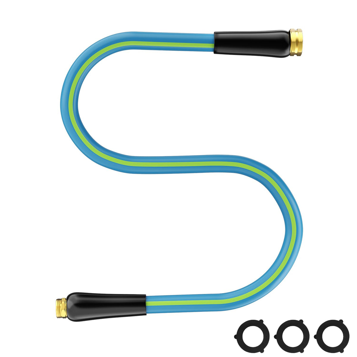 Besiter short garden hose with brass fittings for steady water flow during gardening
