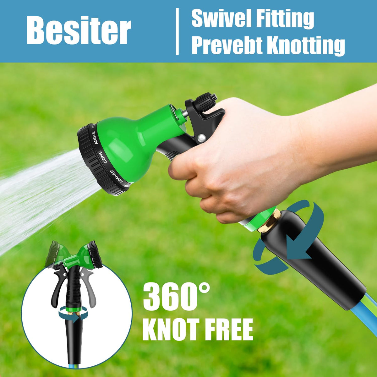 Besiter lightweight hose making outdoor tasks less tiring