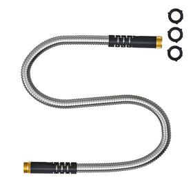 Besiter short metal garden hose with 5ft flexible stainless steel design for outdoor watering