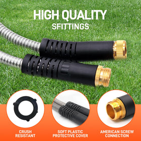Besiter stainless steel outer shell shows durable construction.