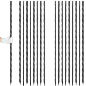 Besitu rebar stake 36 inches straight, ideal for securing fences and landscapes.