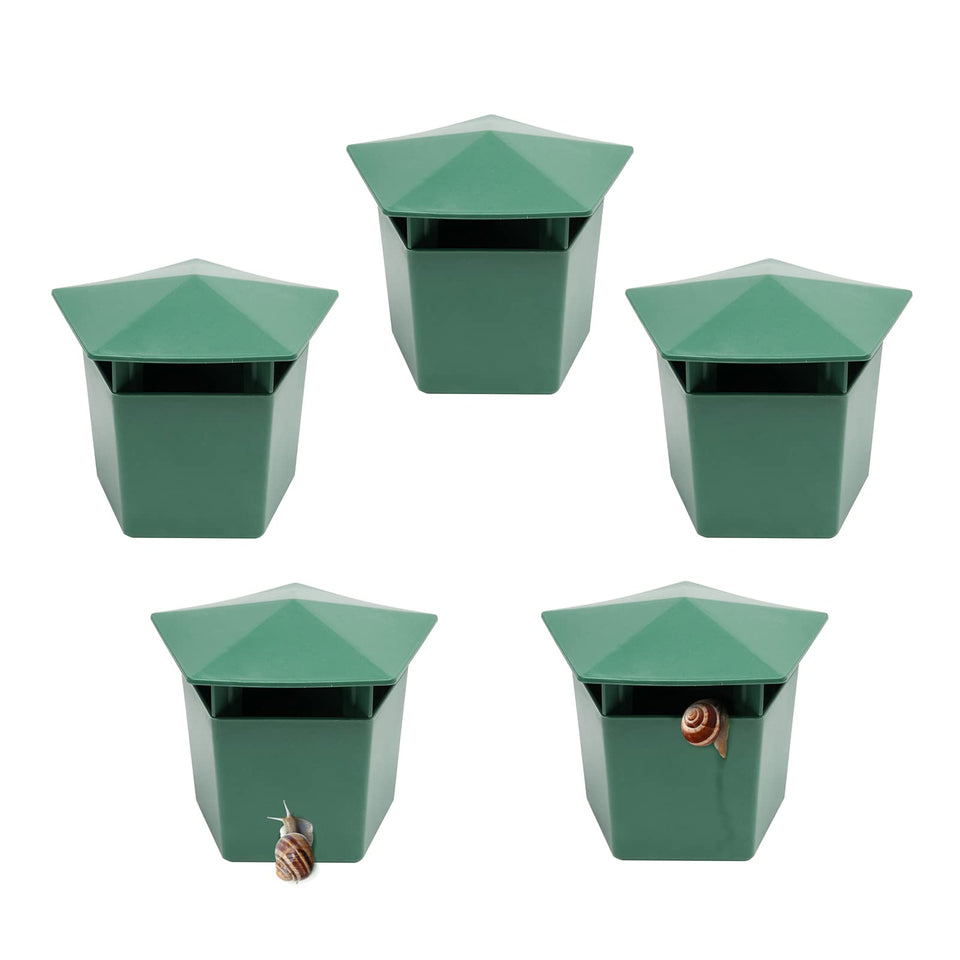 Beslands plastic box green side view for compact garden storage