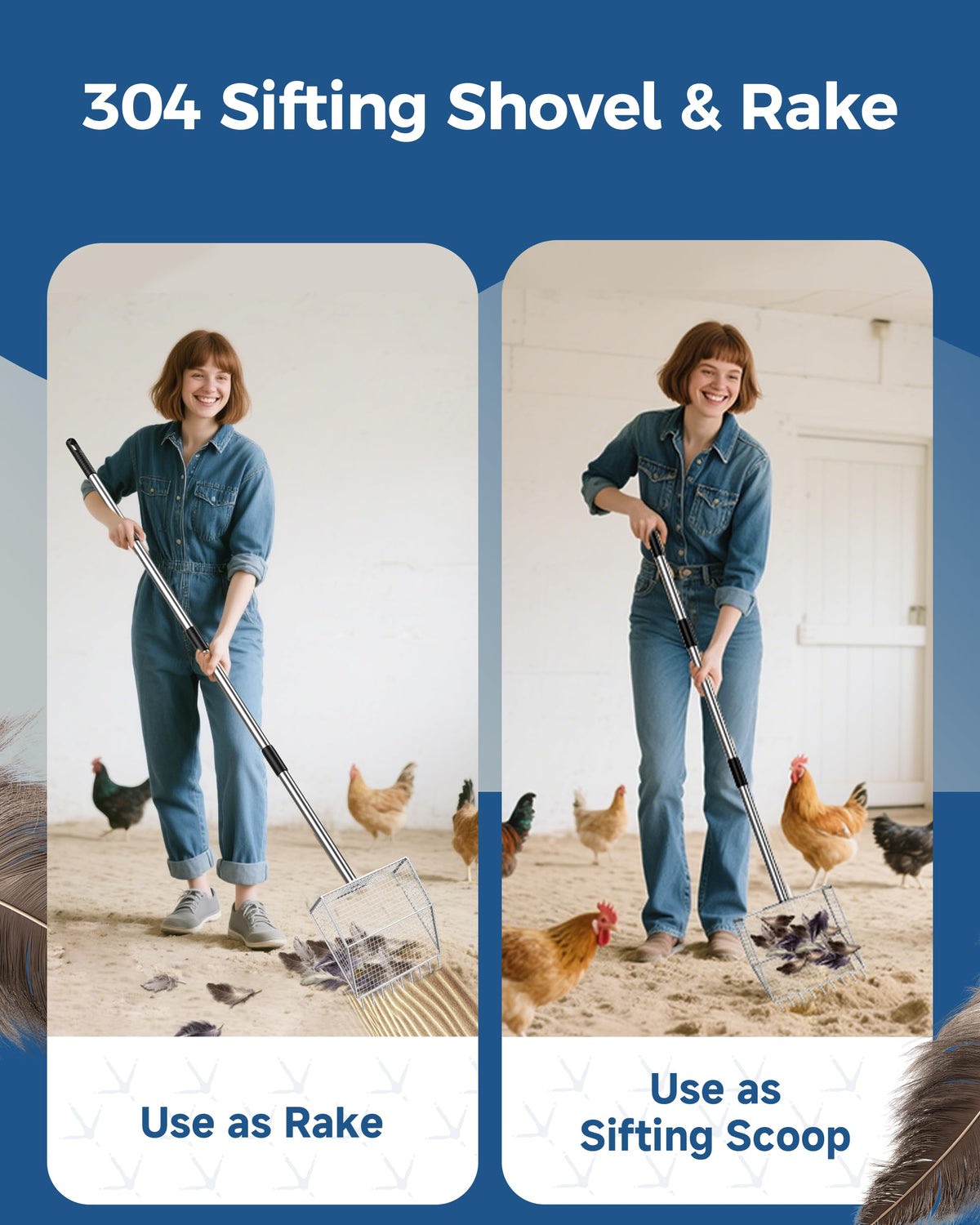 Besly adjustable handle lets you clean from a standing position