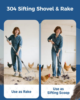 Besly adjustable handle lets you clean from a standing position