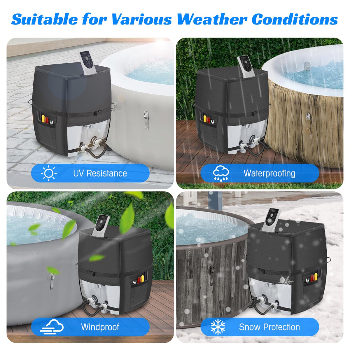 Bespeur easy-installation demonstrates effortless setup with zipper and straps
