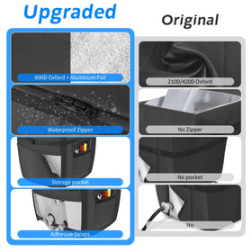 Bespeur cover features zipper-straps for quick installation