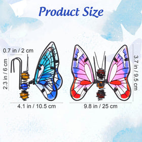 BESPORTBLE colorful butterfly hangers for patios and planters