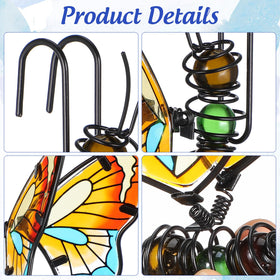 BESPORTBLE butterfly climber hanging from pot rim, easy outdoor upgrade