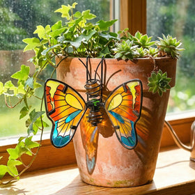 BESPORTBLE butterfly decorations brightening herb pots and containers