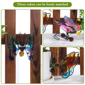 BESPORTBLE pack of three butterfly pot hangers for gifting