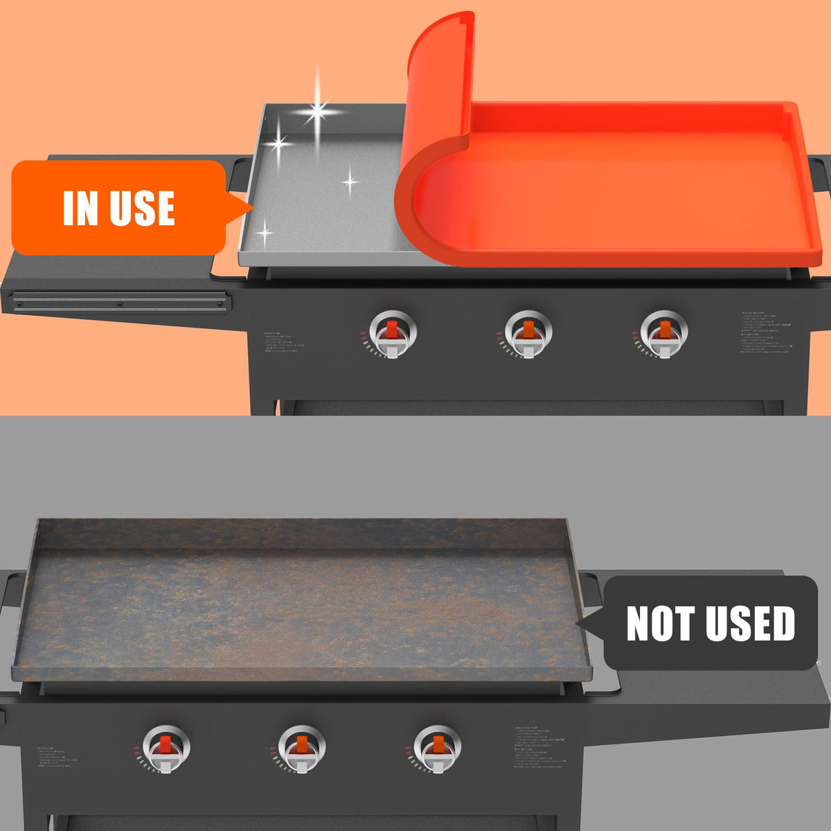 BESSIO anti-pest shield keeps grill ready when stored