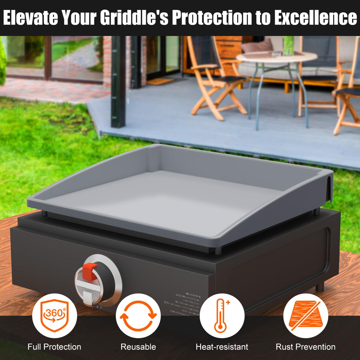BESSIO food-grade silicone resists heat up to 500°F without damage.