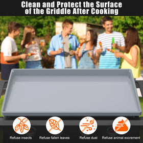 BESSIO full-coverage design ensuring edge-to-edge griddle protection.