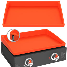 BESSIO silicone griddle mat fits 22-inch Blackstone for a snug, clean surface.
