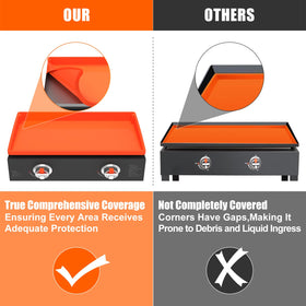BESSIO food-grade silicone withstands heat up to 500℉ for safe contact.