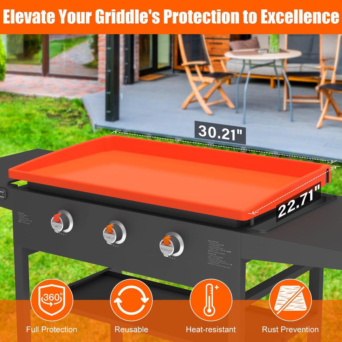 BESSIO food-grade silicone withstands heat up to 500F for safe cooking