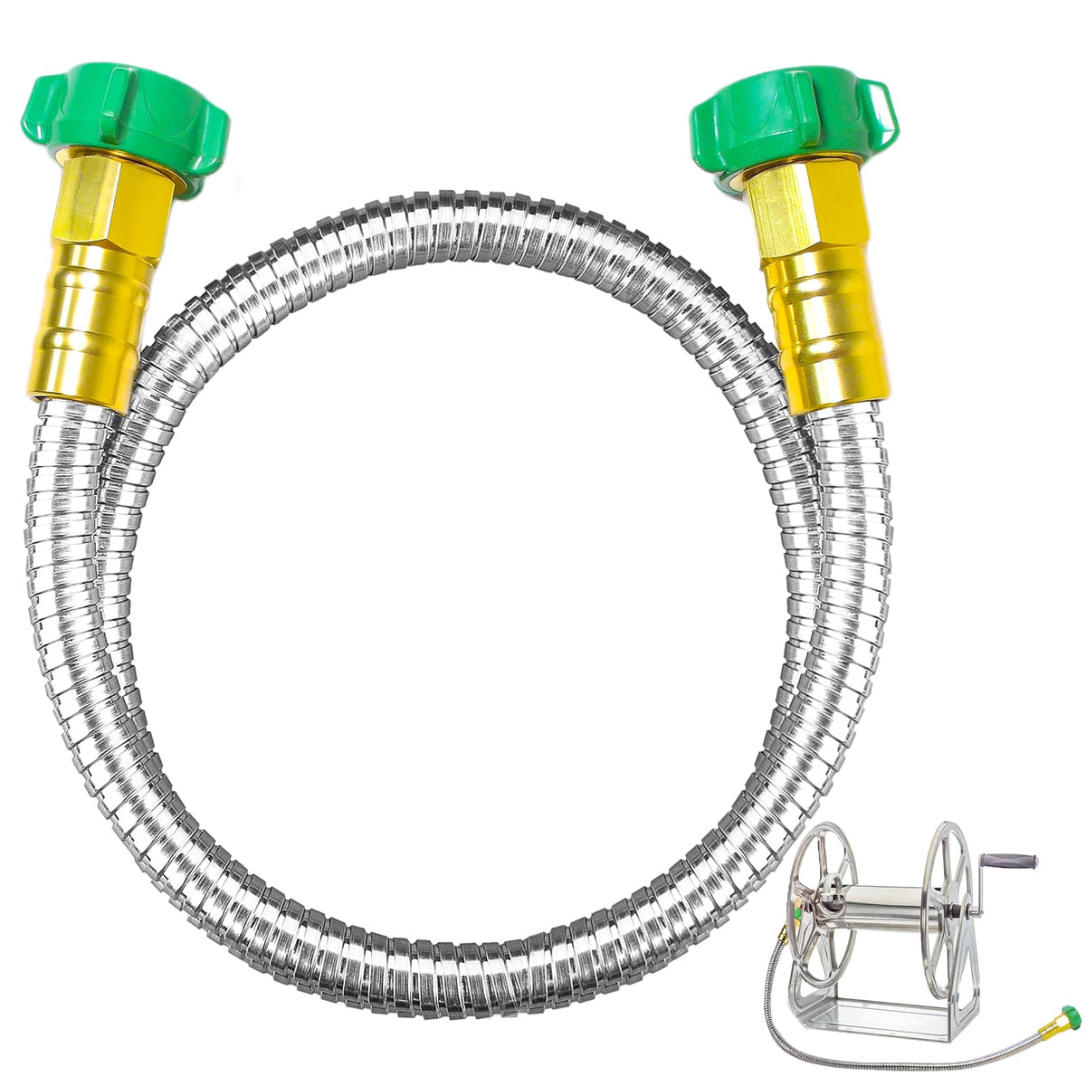 Bessny heavy-duty stainless steel hose exterior and 3ft length for outdoor watering