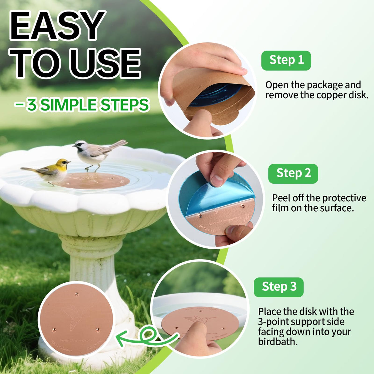 Bessny nonmetal basin compatibility shown with stone or plastic bowls