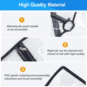 Bessny wagon cover installs quickly with hook-and-loop straps.