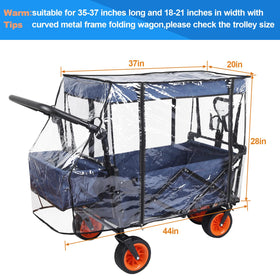 Bessny wagon cover side zip doors allow easy access.
