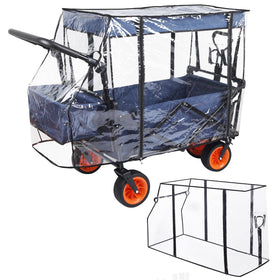 Bessny waterproof wagon cover shields gear from rain and wind.