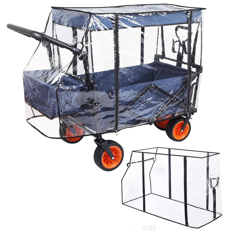 Bessny waterproof wagon cover shields gear from rain and wind.