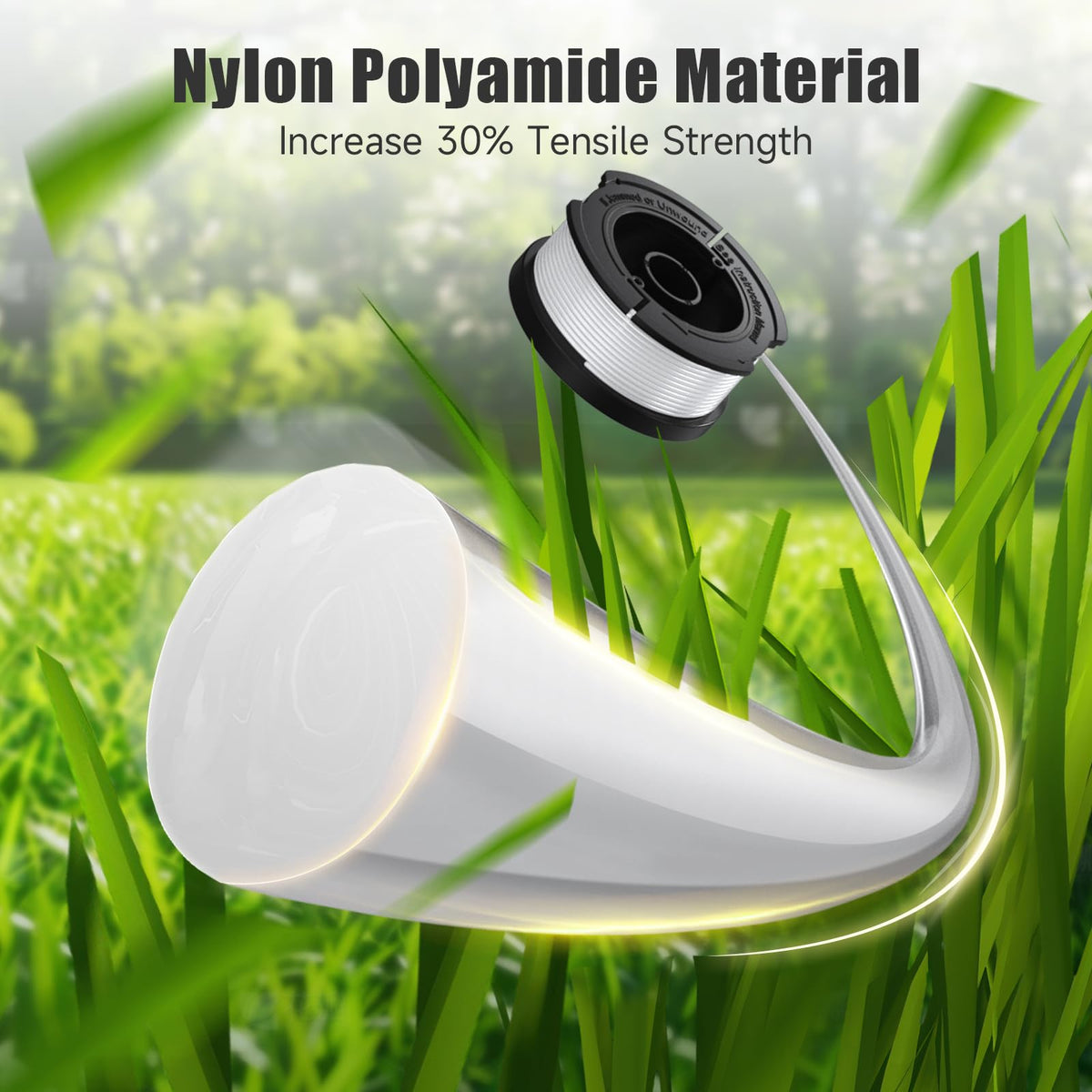 Bessport 0.065 inch nylon polyamide line durability