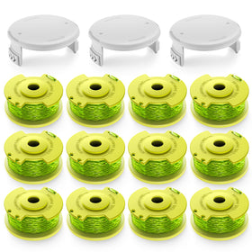 Bessport AC80RL3 trimmer string spool bundle for quick replacement